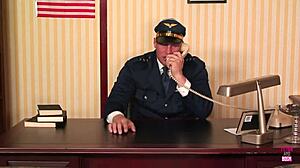 She got her mouth filled with cum and kissed her friend to share it