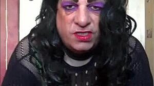 Shy Sissy Crossdresser Masturbates! Cums And Shoots Load On Floor!