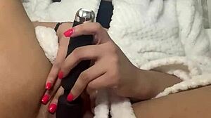 ariel love masturbates her creamy ebony pussy with clit stimulation in california