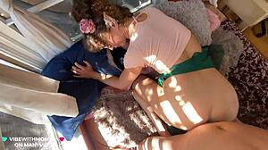 유대인 메이아 엘프 스텝맘, 로드 오브 더 링스 코스프레로 구부리고 큰 자지로 스텝슨 박아, 오 마이 갓!