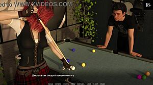 complete gameplay - become a rock star part 9: slut milf in bathroom with monster cock, assfucking and masturbation in hentai sex.