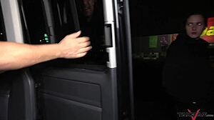 Hot Babe Jizzed Without Sex In Backseat