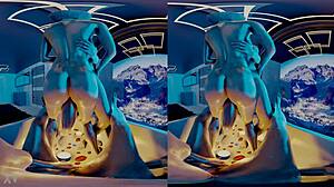 VReal 18K Claire and Ada Grind in Tub. Jill and Ashley Masturbate Nearby!