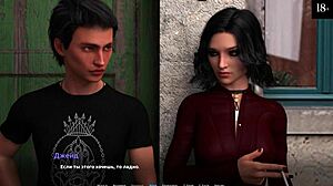 complete gameplay - become a rock star part 9: slut milf in bathroom with monster cock, assfucking and masturbation in hentai sex.