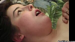 Watch these peculiar lesbo hotties gaping and fisting butt holes