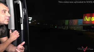 Hot Babe Jizzed Without Sex In Backseat