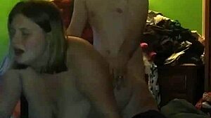 wife rides best friend's cock hard, humiliating her old cuckold husband in front of everyone