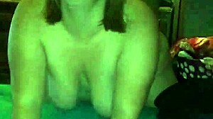 wife rides best friend's cock hard, humiliating her old cuckold husband in front of everyone