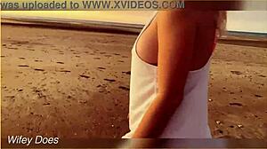 Flashing Tits At The Sunset