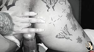 Grabbing jewish girl on all fours and cumming inside