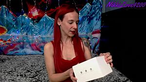 Redhead Beyourlover Teases with Vibrator and Dildo in Sexy Toy Review.