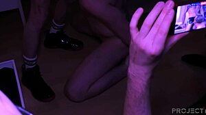 College orgy shares group anal assfucking public gay party