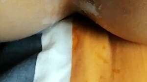 amateur couple cums inside and on her, find more at juanlatino4