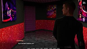 complete gameplay - become a rock star part 9: slut milf in bathroom with monster cock, assfucking and masturbation in hentai sex.