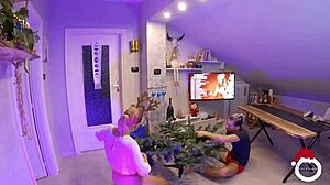 Ursula Gets Fucked While Decorating Christmas Tree