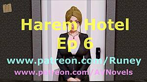 does harem hotel 6 feature amateurs with big monster cocks?