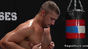 Interracial Workout Session in the Gym