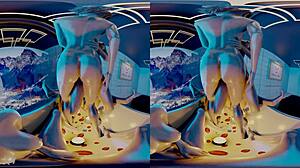 VReal 18K Claire and Ada Grind in Tub. Jill and Ashley Masturbate Nearby!