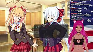 Vtuber Lewdneko Plays My Girlfriend Is The President Part 6
