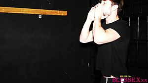 threesome fucks hard in jail