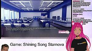 Yo, Vtuber Lewdneko dives into Aki's route in steamy gameplay!