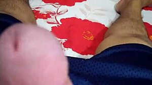Bold Midnight Masturbation Session With Handjob For Young Amateur At Home