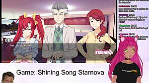 Yo, Vtuber Lewdneko dives into Aki's route in steamy gameplay!