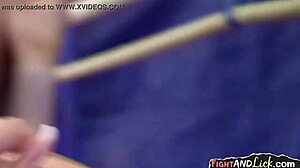 Lesbian Babe with Perfect Tits Eats Pussy in Oral Cunilingus and Fingering