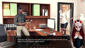 Jessica Oneil in 3D cartoon shows big tits in stockings and lingerie