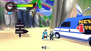 Gay Hentai Hero Enjoys Endless Cumshot And Hot Footjob On Beach With Friend