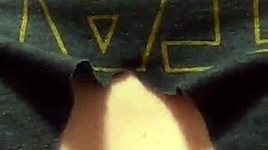 Trans Girl Moans Intensely During Cumshot