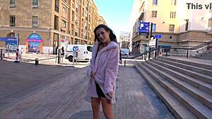 Lylous, the sexy brunette, licks big cocks! She fucks several men passionately with her big tits bouncing.