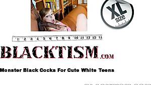 Teen Lesbian Dumps Girlfriend For Big Black Dick Thrills