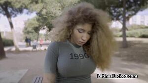 Curly Latina Craves Cock After Vibrating Panties