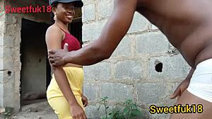 Chidimma's Sweet Pussy Squirts Outdoors