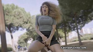 Curly Latina Craves Cock After Vibrating Panties