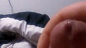 Trans Girl Moans Intensely During Cumshot