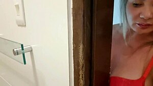 bianca naldy surprises me in the shower