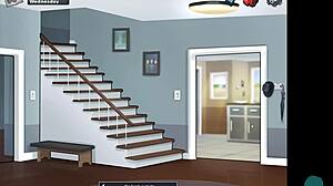 Summertime Saga 48: Cumming Hard Inside French Teacher's Pussy!