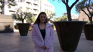 Lylous, the sexy brunette, licks big cocks! She fucks several men passionately with her big tits bouncing.