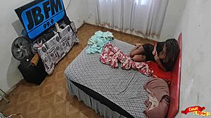 Secret Filming Of Stepfather And Stepdaughter