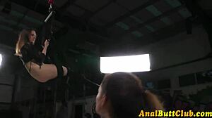 Kinky Lesbian Slut With Bubble Butt And Small Tits Masturbates, Gets Fingered, Assfucked, Big Ass Gaping.