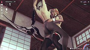 彼女とゲイ友達とハングアウトしたら3Pでドロドロセックス