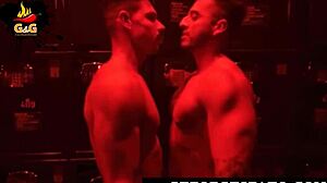 Gusttavo and Guto meet in the hotel corridors and have hot sex 😏