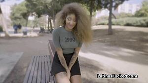 Curly Latina Craves Cock After Vibrating Panties
