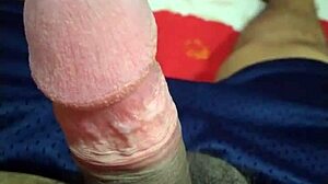 Bold Midnight Masturbation Session With Handjob For Young Amateur At Home