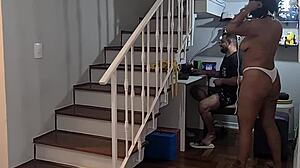 Amateur Gets Fucked And Swallows Cum In Quickie