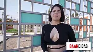 Jade Sweet caught cheating on boyfriend outdoors