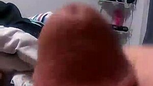 Trans Girl Moans Intensely During Cumshot