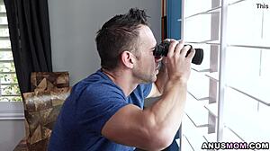 Dominating neighbor lily lane stuffs cock in ass